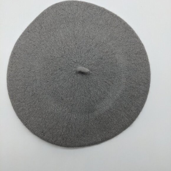 INC INTERNATIONAL CONCEPTS wool blend women's beret winter hat - GREY - Picture 3 of 7